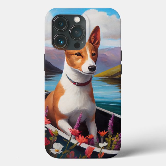 Cachorro Basenji em um remo: Uma aventura cênica (Verso)