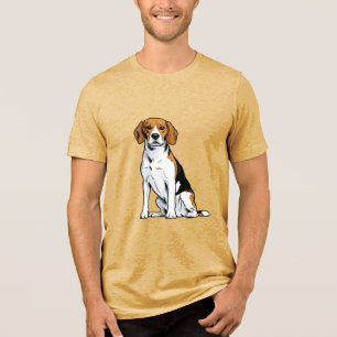 Cachorro Beagle Arte Pop Estilo de Quadrinhos Vint