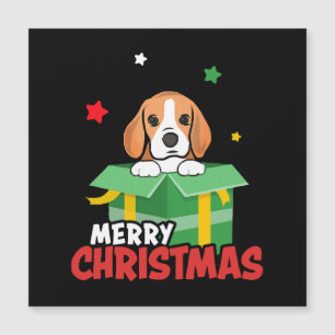 Cachorro Beagle Papai Noel Amantes do Natal Feliz