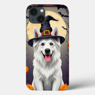 Cachorro Branco de Halloween