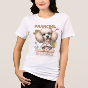 CACHORRO BRANCO FRANCÊS A DIZER