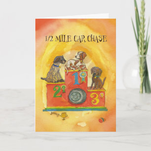 Cachorro Cachorro - Cartão de Aniversário Engraçad