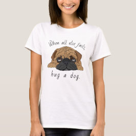 Cachorro Camiseta das Mulheres Abrindo um Cachorro