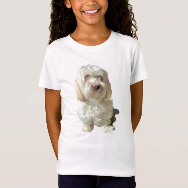 Cachorro Camiseta Havanês (Frente)
