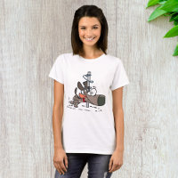 Cachorro Cartoon Tangido em Torno do Polo com Lash