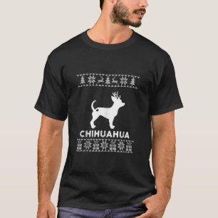 Cachorro Chihuahua Natal Rena Rudolph Camiseta Nat