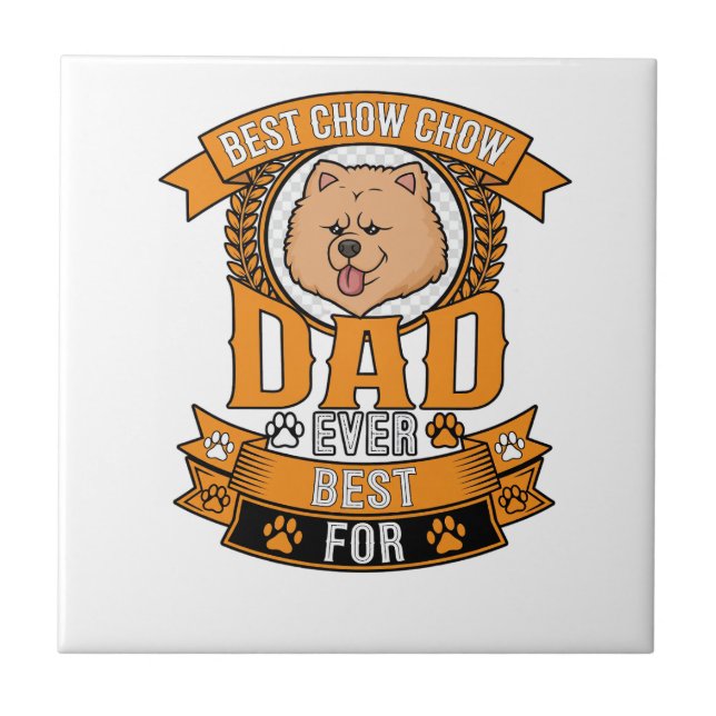Cachorro Chow Pai Sempre Coroa Pegadas (Frente)