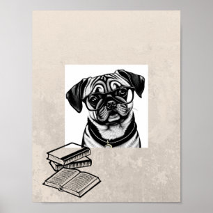 Cachorro com Impressão de óculos