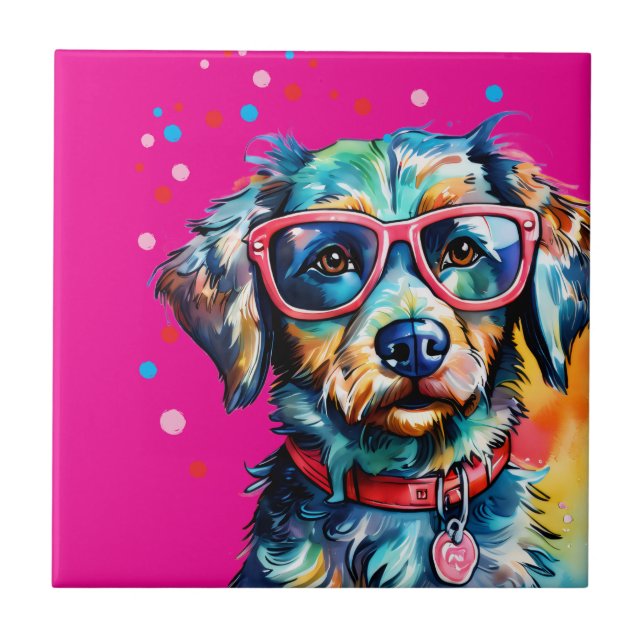 Cachorro com Óculos (Frente)