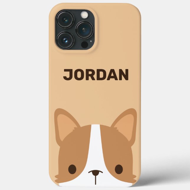 Cachorro Corgi Corgento com Nome Personalizado (Verso)