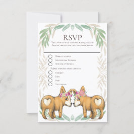 Cachorro Corgi Corgi Dois Namorados Gay RSVP