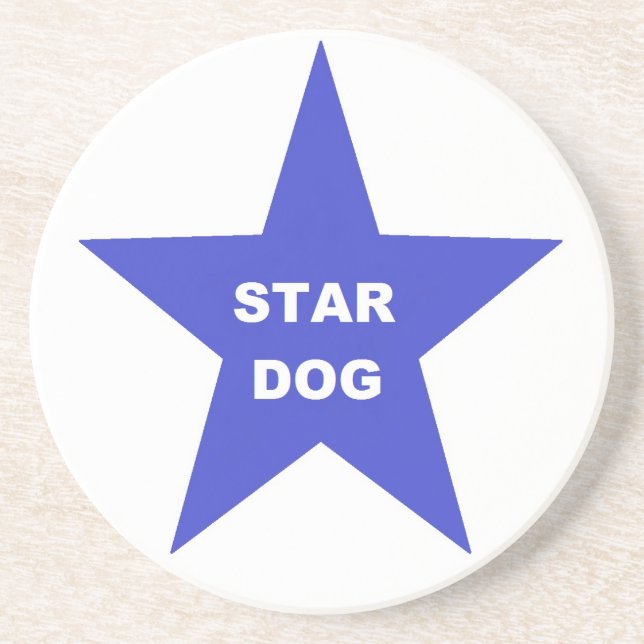 Cachorro da Estrela porta copos na Estrela Azul (Frente)