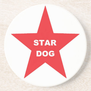 Cachorro da Estrela porta copos na Estrela Vermelh