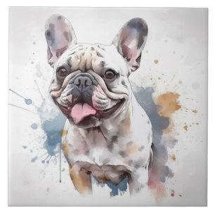 Cachorro D'água Francês Adorável Pet Aquarela