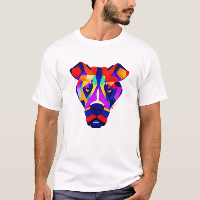 Cachorro de Alexandre, camiseta branca (Frente)