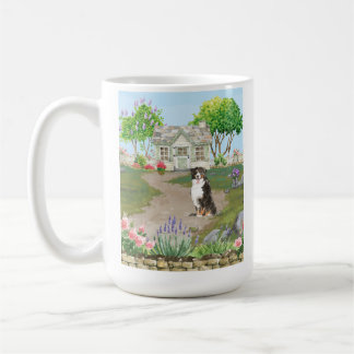Cachorro de Bernese Na Caneca De Cerâmica De Algod