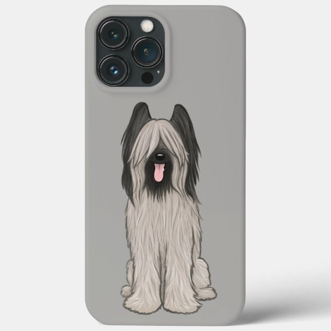 Cachorro de Cartoon Briard (Verso)