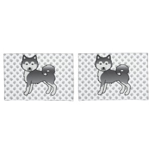 Cachorro de Cartoon Malamute Azul no Alasca