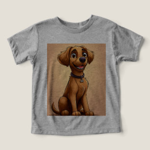 Cachorro de desenho animado fofo