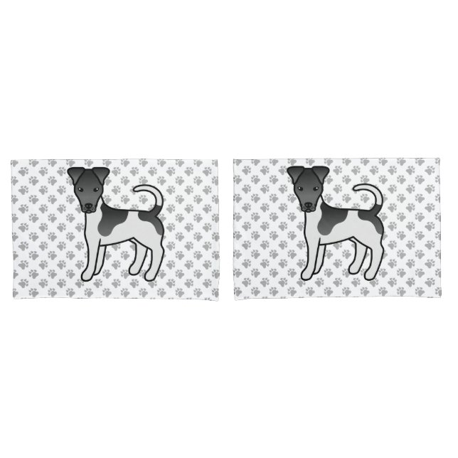 Cachorro de desenho animado Smooth Fox Terrier pre (Frente - conjunto)