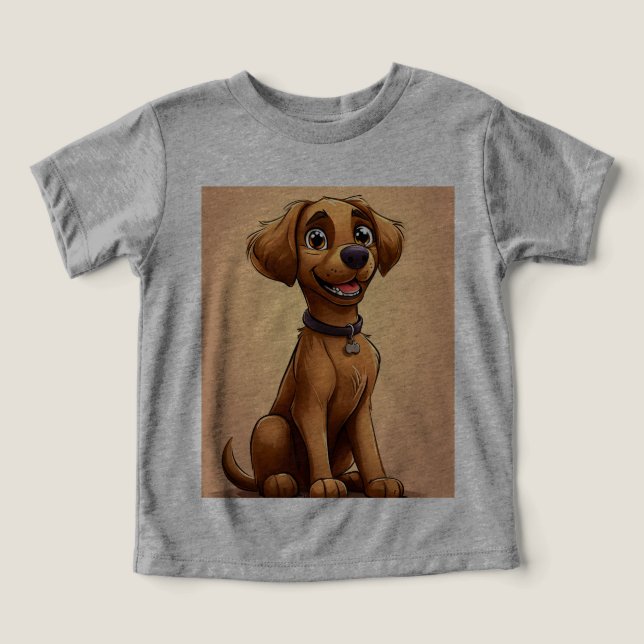 Cachorro de desenho fofo (Design frontal)