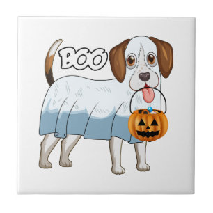Cachorro de Halloween Beagle Fantasma