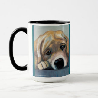 Cachorro de Laboratório em Apuros | Caneca de Duas