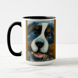 Cachorro de Montanha Bernês | Caneca de Duas Cores
