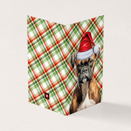 Cachorro de Natal com Xadrez de Férias