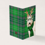 Cachorro de Natal de Wheaten Terrier com Feriado d<br><div class="desc">Um pacote único e divertido de 25 cartões de feriado - todos idênticos - com um cachorro Wheaten Terrier na xadrez verde sazonal. O tamanho de 4" x 3, 5" (2" x 3, 5") faz dele um cartão de boas-vindas que se destacará entre todos os outros na época de Natal....</div>