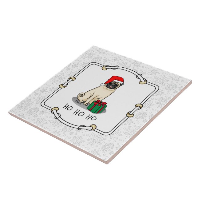 Cachorro de Papai Noel de Natal (desfiladeiro) (Lateral)