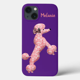 Cachorro de Poodle Rosa Personalizado