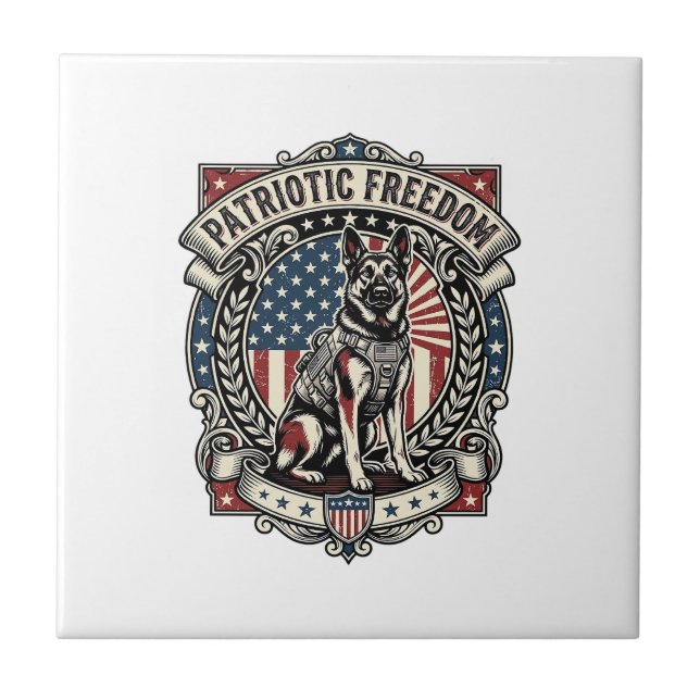 Cachorro de Resgate Patriota (Frente)