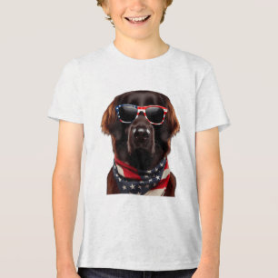 Cachorro De Retriever Com Revestimento Plano 4 De