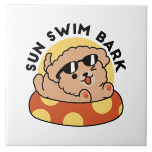 Cachorro de Verão legal flutuante - Festa de Pisci