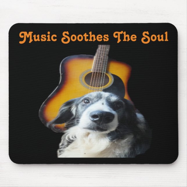 Cachorro de Violão Mousepad (Frente)