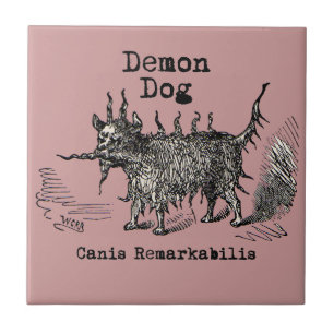 Cachorro Demônio Vintage Engraçado