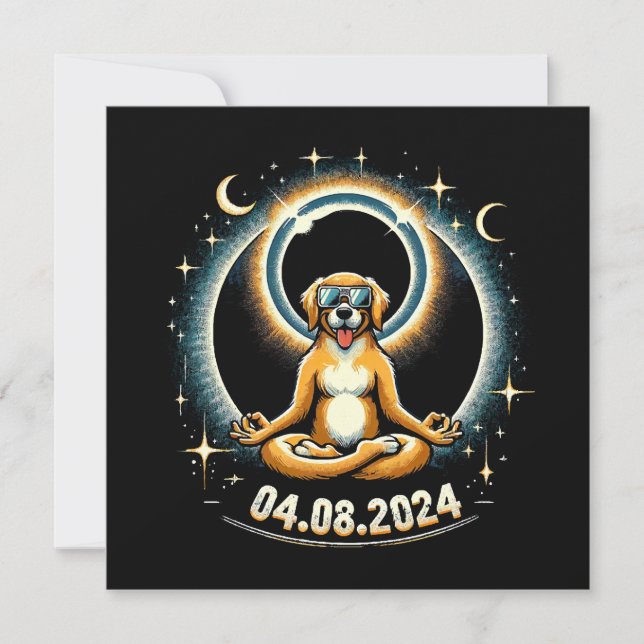 Cachorro do Eclipse Solar de 2024 (Frente)