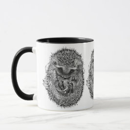 Cachorro dormindo bonito, caneca de café