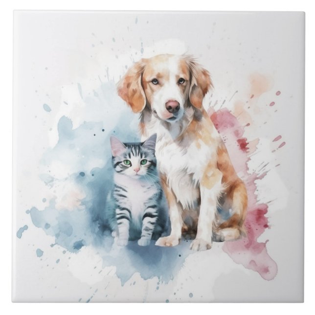 Cachorro e Gato Melhores Amigos (Frente)