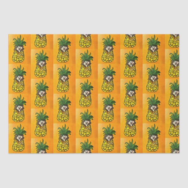 Cachorro e Papel Tecido do Abacaxi (Frente )