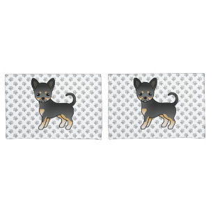 Cachorro e patas Casaco Chihuahua, Pretos E Suaves