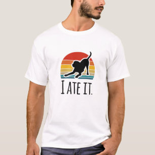 Cachorro Engraçado Camisetas Laboratório Preto "