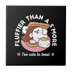 Cachorro Engraçado e Design de S'more – Pun para A
