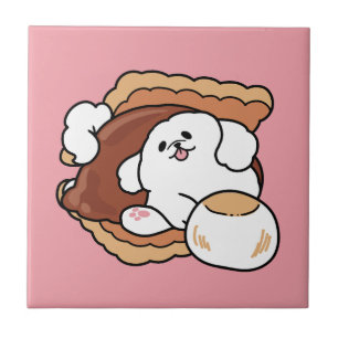 Cachorro Engraçado e Design de S'more – Pun para A