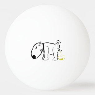 Cachorro Engraçado Ping ou Bola de Pong de Cerveja