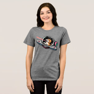 Cachorro Espacial em Pixel Art – Piloto de Blaster