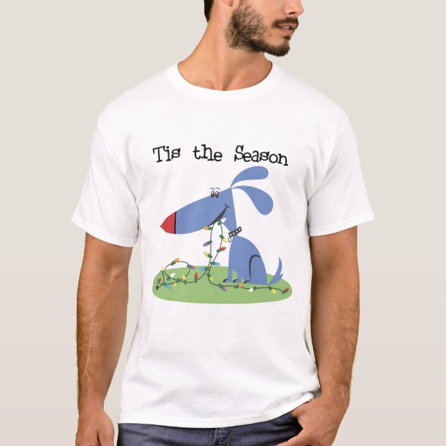 Cachorro Este é o Camiseta de Férias da Época e Pr (Frente)