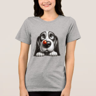 Cachorro fofo com joaninha