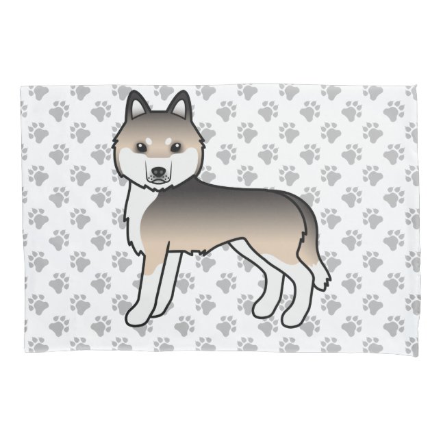 Cachorro Fofo & Patas de Husky Siberiano Sable (Frente)